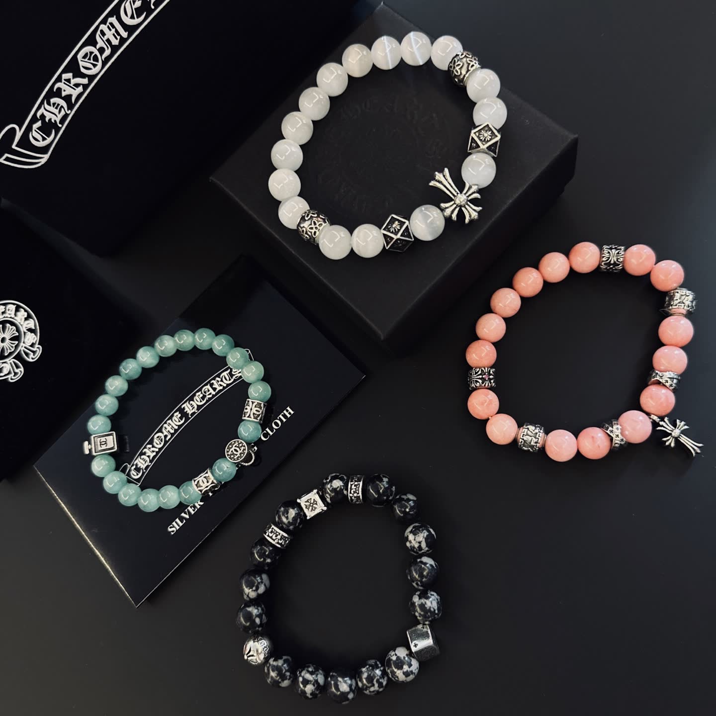 Chrome Hearts Beaded Bracelets Set